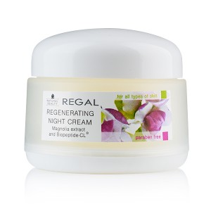 Регенериращ нощен крем с екстракт от магнолия Regal Natural Beauty - Rosa Impex
